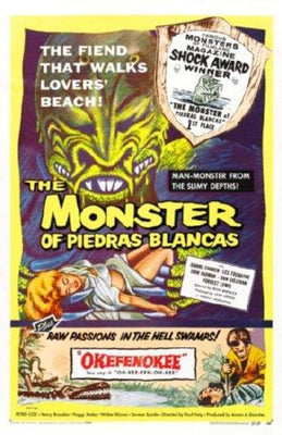 Monster Of Piedras Blancas movie poster Metal Print 8in x 12in