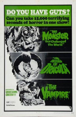 Monster That Challenged The World Metal Movie Poster 8in x 12in