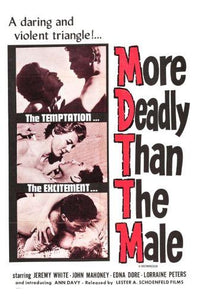 More Deadly Than The Male movie poster Sign 8in x 12in