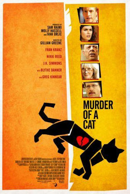 Murder Of A Cat Metal Movie Poster 8in x 12in