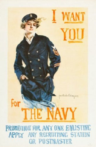 Navy Recruitment Mini poster 11inx17in