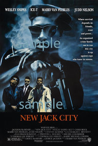 New Jack City movie poster Sign 8in x 12in