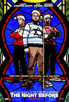 Night Before movie poster Metal Print 8in x 12in