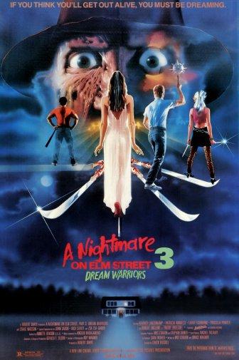 Nightmare On Elm Street Part 3 Metal Movie Poster 8in x 12in