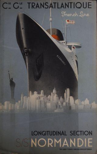 France Cruise Line poster tin sign Wall Art