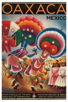Mexico Tourism poster tin Metal Print Wall Art