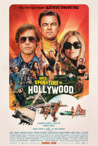 once upon a time in hollywood poster