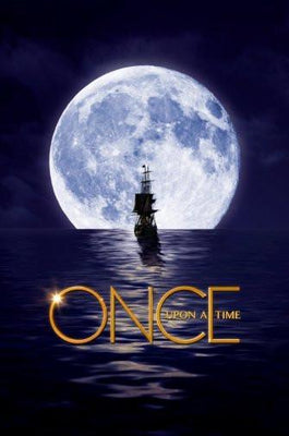once upon a time poster tin Metal Print Wall Art