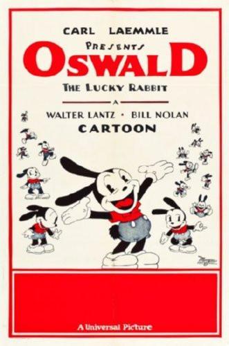 Oswald Rabbit poster tin sign Wall Art