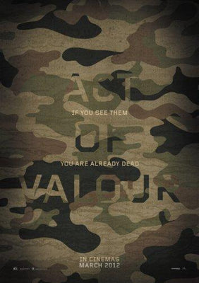 Act Of Valor movie poster Metal Print 8in x 12in