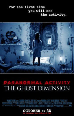 Paranormal Activity Ghost Dimension Metal Movie Poster 8in x 12in