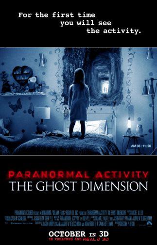Paranormal Activity Ghost Dimension movie poster Sign 8in x 12in