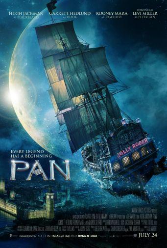 Pan movie poster Sign 8in x 12in