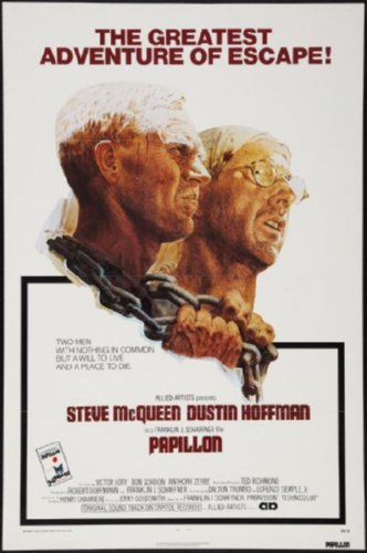 Papillon Movie Poster 11inx17in