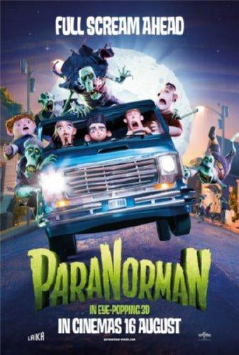 Paranorman movie poster Sign 8in x 12in