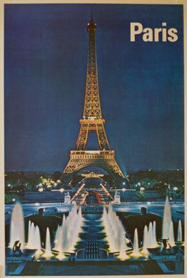 Paris poster tin sign Wall Art