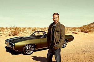 Paul Walker poster tin sign Wall Art