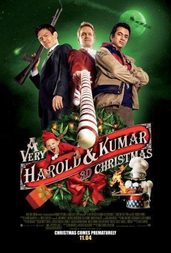 A Very Harold And Kumar Christmas Movie Poster 16x24