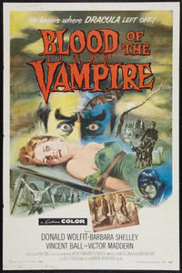 Blood Of The Vampire Movie Poster 11x17