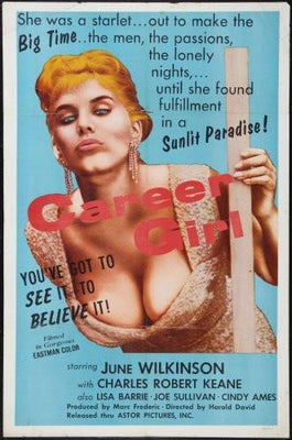 Career Girl Movie Poster June Wilkinson On Sale United States