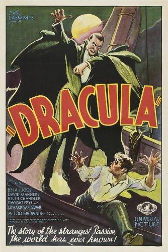 Dracula movie poster Sign 8in x 12in