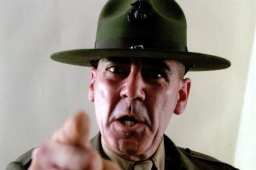 R Lee Ermey poster Full Metal Jacket for sale cheap United States USA