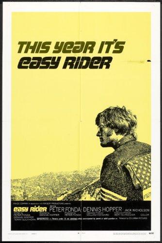 Easy Rider movie poster Metal Print 8in x 12in
