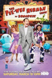 Pee Wee Herman Broadway Photo Sign 8in x 12in