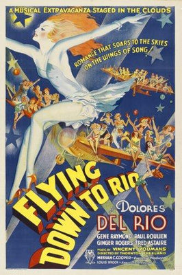 Flying Down To Rio Metal Movie Poster 8in x 12in