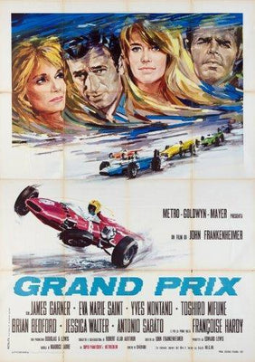 Grand Prix movie poster Metal Print 8in x 12in