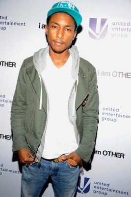 pharrell poster tin Metal Print Wall Art