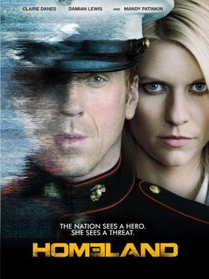 Homeland movie poster Metal Print 8in x 12in