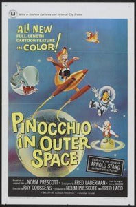 Pinocchio In Outer Space Movie Poster 16inx24in - Fame Collectibles
