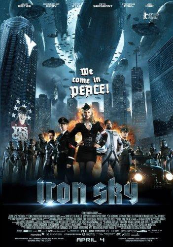 Iron Sky movie poster Sign 8in x 12in