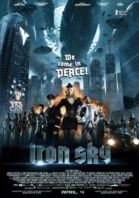 Iron Sky Metal Movie Poster 8in x 12in