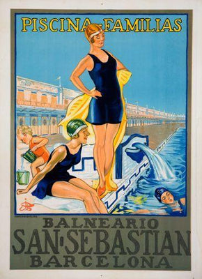 Spain Tourism Advertising poster tin sign Wall Art
