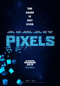 Pixels movie poster Sign 8in x 12in