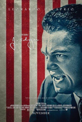 J. Edgar Metal Movie Poster 8in x 12in