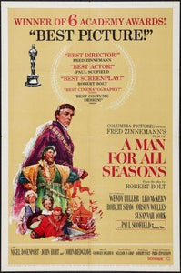 Man For All Seasons movie poster Sign 8in x 12in