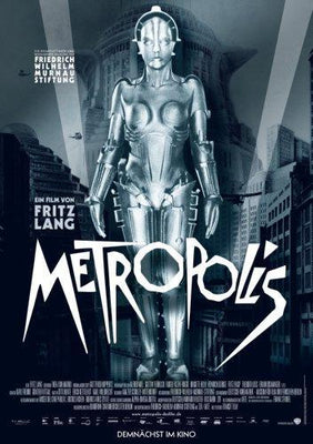 Metropolis movie poster Metal Print 8in x 12in