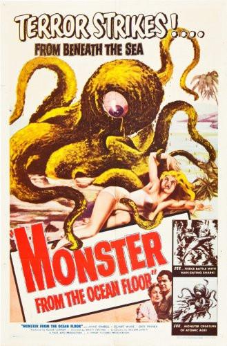 Monster From The Ocean Floor Movie poster for sale cheap United States USA