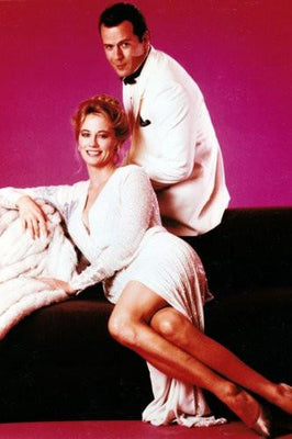 Moonlighting Metal Poster Wall Art 8in x 12in 12"x16" The Poster Depot