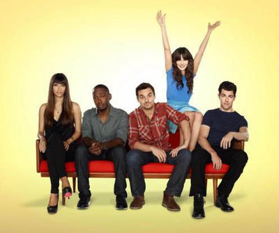 New Girl poster tin Metal Print Wall Art