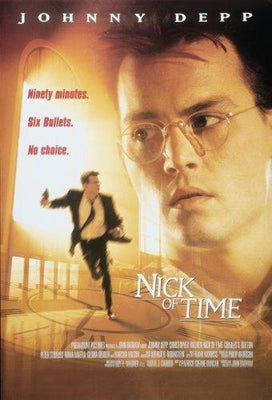 Nick Of Time movie poster Metal Print 8in x 12in