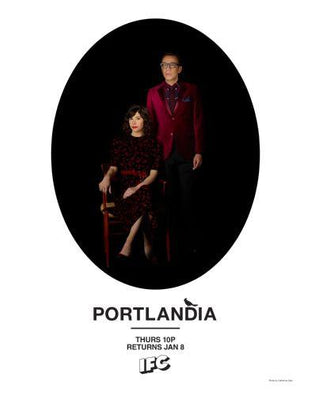 Portlandia poster tin Metal Print Wall Art