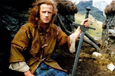 Highlander Metal Movie Poster 8in x 12in