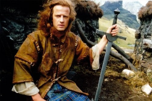 Highlander Movie mini poster 11x17Christopher Lambert