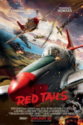 Red Tails Metal Movie Poster 8in x 12in