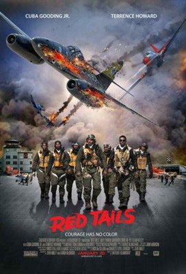 Red Tails movie poster Metal Print 8in x 12in
