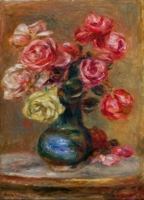 Renoir Le Bouquet Art poster tin Metal Print Wall Art